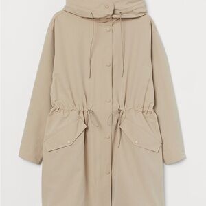 H&M Hooded Parka (Light beige)